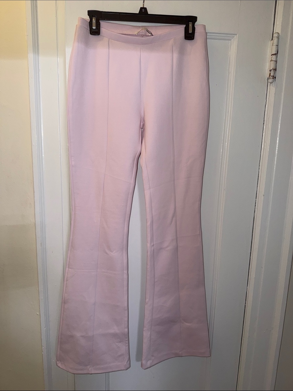 Zara Pale Pink Boot Cut Flare Pants